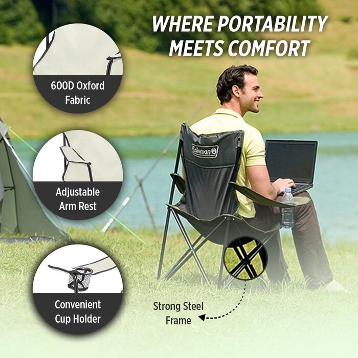Крісло для відпочинку Coleman Quad Chair Standard, хакі