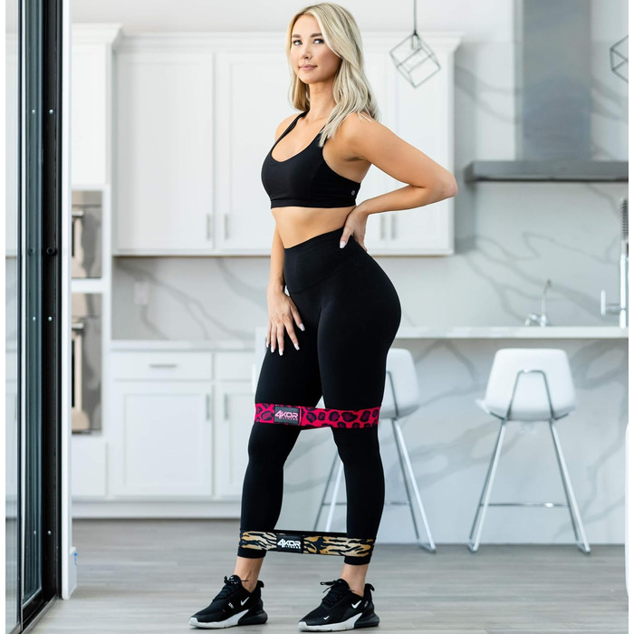 Набір гумових петель для фітнесу 4KOR Fitness: кросфіт, йога, реабілітація, сідниці