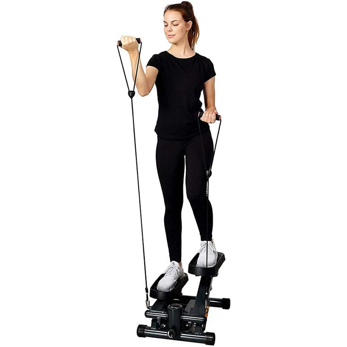 Міні-степпер Exerpeutic EXERWORK 850 Bluetooth, розширена вантажопідйомність, регульована висота кроку, з додатком та налаштуванням цілей тренування