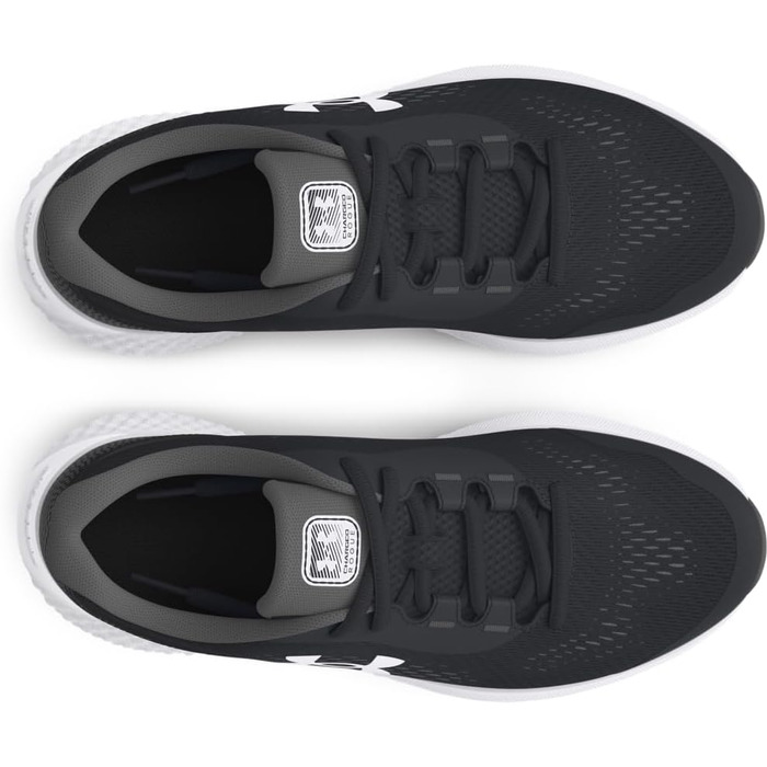 Кросівки для хлопчиків Under Armour Charged Rogue 4, чорний, Castlerock, білий, 35.5 EU