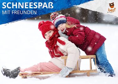 Дерев'яні санки для дітей з спинкою Best For Kids, Davoser