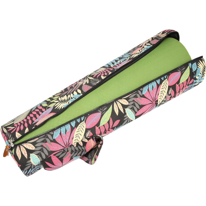 Сумка для йога-килимка Yogamatten-Tasche з плечовим ременем та кишенями, унісекс, кольорові листя