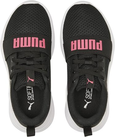 Дитячі кросівки PUMA Wired Run PS - унісекс, чорний/рожевий, 35 EU