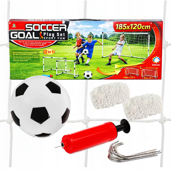Футбольні ворота 2в1 для тренувань та ігор