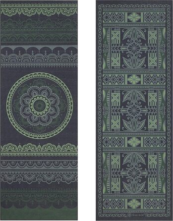 Йога мат Gaiam Premium 6 мм – двосторонній, товстий, неслизький, для йоги, пілатесу та вправ на підлозі (172,7 x 61 x 6 мм)