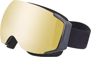 Гірськолижна та сноуборд маска Speeron Wintersport з панорамним оглядом і міцним Revo-склом, антивідблискова нічна спортивна окуляри