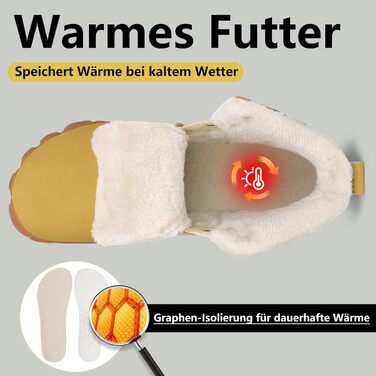 Чоботи зимові чоловічі Saguaro Barfußschuhe, теплі, водонепроникні, розмір 36-48, жовті