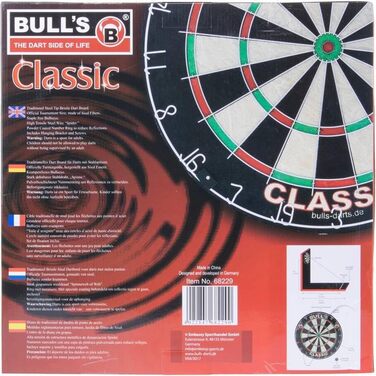 Дартс Bulls Classic Bristle Board, багато кольорів, розмір M