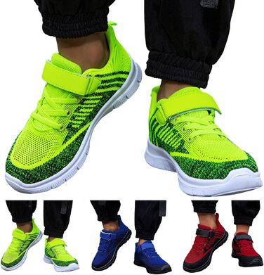 Дитячі спортивні кросівки для хлопчиків та дівчаток. Модні повсякденні кросівки для залу та вулиці. Легкі дитячі кросівки з дихаючої сітки, зручні та з неслизькою підошвою. Колір: гарячий рожевий, розмір: 37 EU