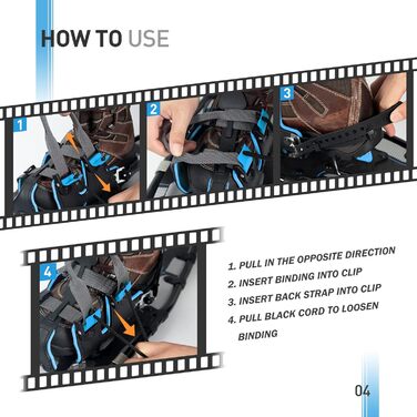 Легкі снігоступи G2 21/25/30 дюймів для жінок, чоловіків, підлітків. Комплект з трекінговими палками, сумкою, снігокожухами, зручною системою фіксації, підйомником п'яти, захистом пальців. Кольори: помаранчевий, синій, червоний. 30 дюймів (до 113 кг)