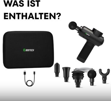 Професійний масажер для м'язів BG-Core: тиснення 10 мм, 5 насадок, 5 швидкостей, для спорту та зняття болю