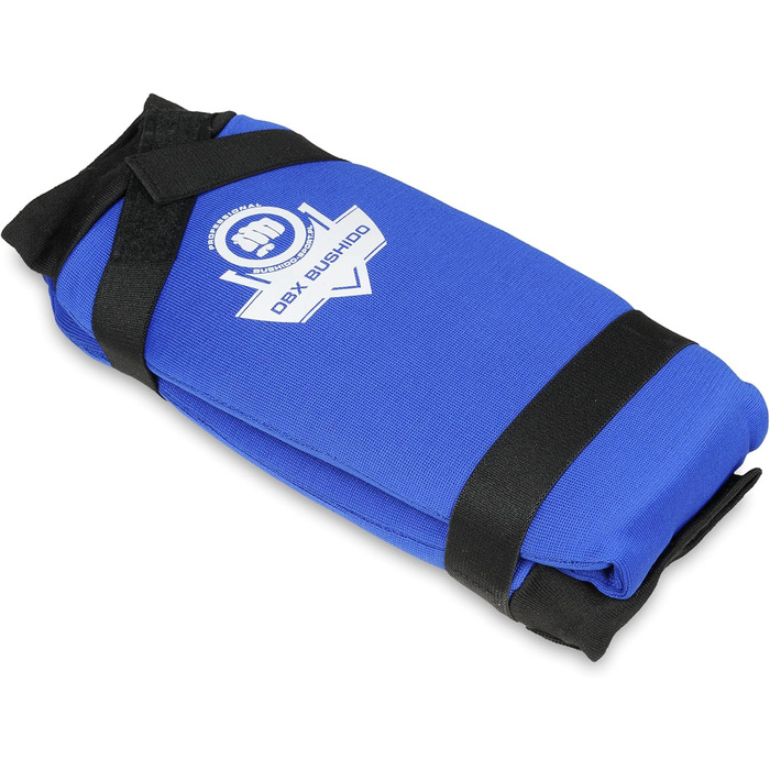 Захист гомілки DBX Bushido Sport Flexibler XL, синій – для тайського боксу, MMA та кікбоксингу, ідеальна посадка