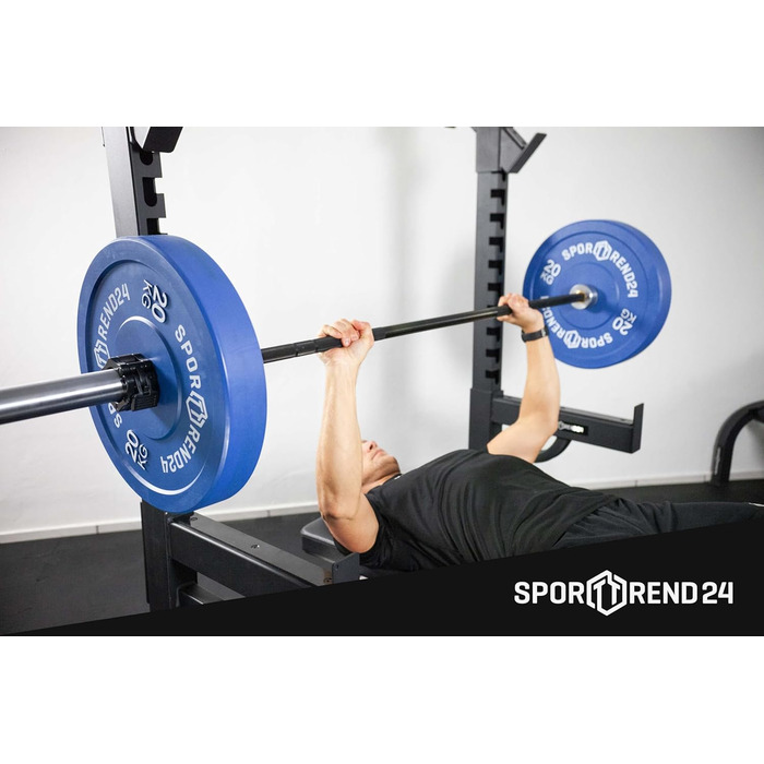 Бамперні диски Sporttrend 24 2 x 20 кг для штанги, гумові вагові пластини для фітнесу, тренувань, важкої атлетики