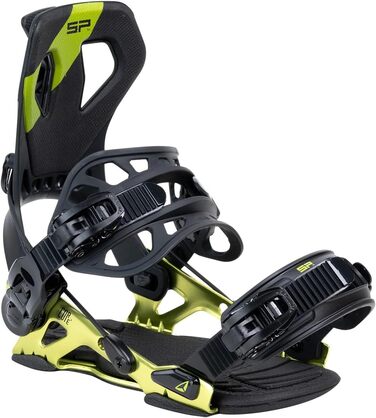 SP Core автоматичні кріплення для сноуборду Flow. Розміри для жінок та чоловіків, колір Gunmetal, фристайл та фрірайд Step On (L 43-45 EU)