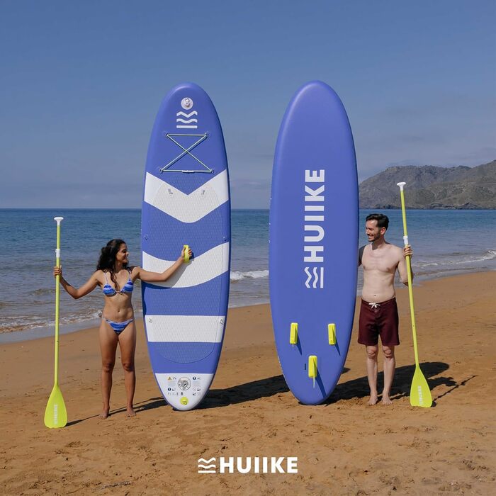 Надувна SUP-дошка HUIIKE з аксесуарами, стійка для веслування стоячи, преміум якість, велика стійкість