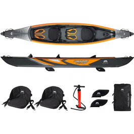 Надувний каяк Aqua Marina AIR-K 440 для 2 осіб, для водного спорту