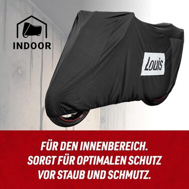 Чохол для мотоцикла Louis Indoor (XL-XXL) — еластичний, дихаючий, стійкий до розривів та пилу, захисний