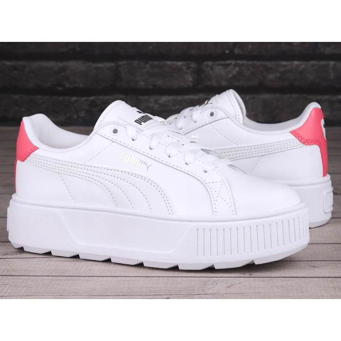 Жіночі спортивні кросівки Puma на платформі, шкіряні, розмір 39