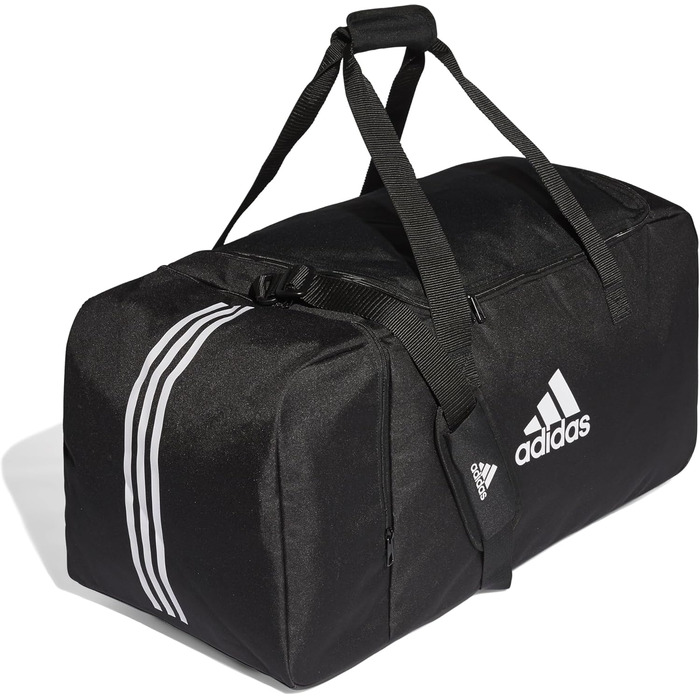 Сумка спортивна adidas Tiro Duffel L, унісекс, 70×32×32 см, чорна/біла