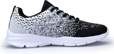 Кросівки для бігу та повсякденного носіння, чорно-білі, 35 EU