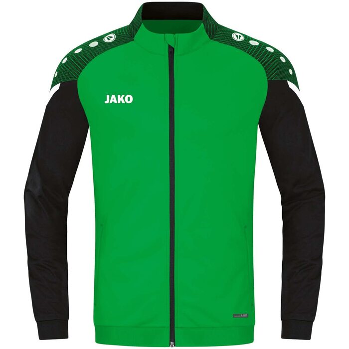 Спортивна куртка JAKO Performance чоловіча, поліестер, колір Soft Green/Чорний, розмір S