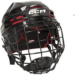 Хокейний шолом CCM Tacks 70 Combo Senior чорний, розмір M