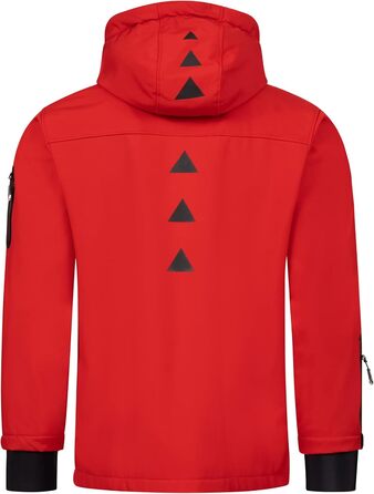 Чоловіча куртка-софтшелл Rock Creek Outdoor H-127 водонепроникна для прогулянок та активного відпочинку, червона, розмір 5XL