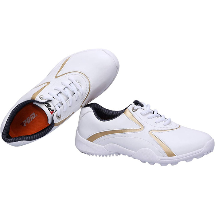 Водонепроникні гольф-туфлі PGM для жінок (36 EU, золоті)