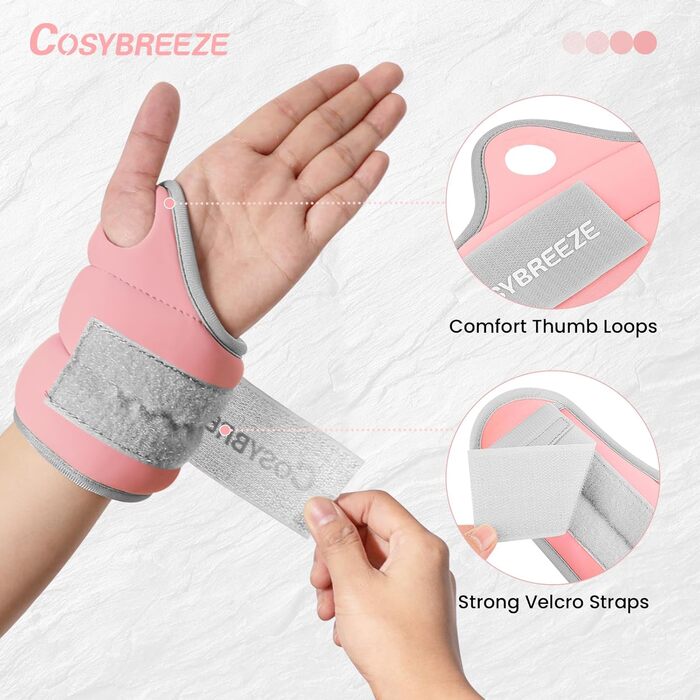 Cosybreeze обважнювачі для рук і зап’ясть, жіночі та чоловічі, 1-3 кг, пара – для фітнесу, бігу, тренувань