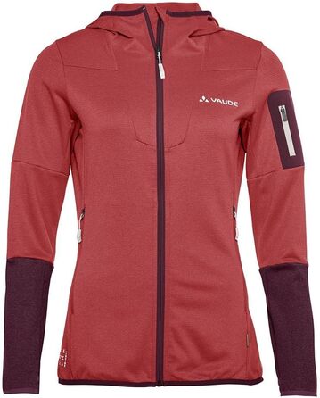 Жіноча флісова куртка VAUDE Monviso Fleece Jacket II, колір brick (цегляний), розмір 36