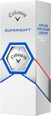 Гольф-м'ячі Callaway Supersoft 2023 білі