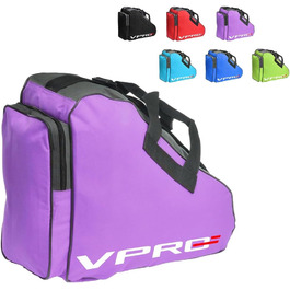 Сумка для ковзанів VPRO: для дітей та дорослих, рожева, з ремінцем та блискавкою