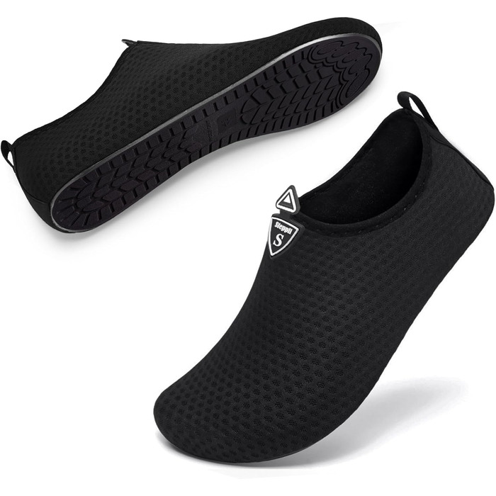 Чоботи для плавання та відпочинку на пляжі - чорні, 37 EU (для жінок та чоловіків)