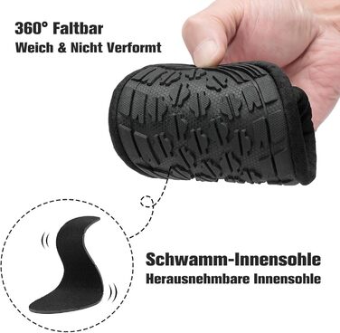 Чоботи для плавання Saguaro: чоловічі та жіночі, для води, пляжу, серфінгу, дайвінгу, неопренові, чорні, розмір EU 36-47