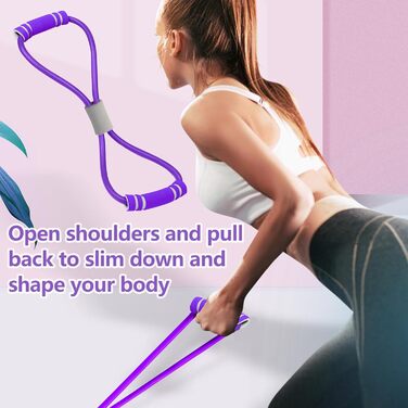 Гумові еластичні стрічки для фітнесу, 6 шт. (блакитні)