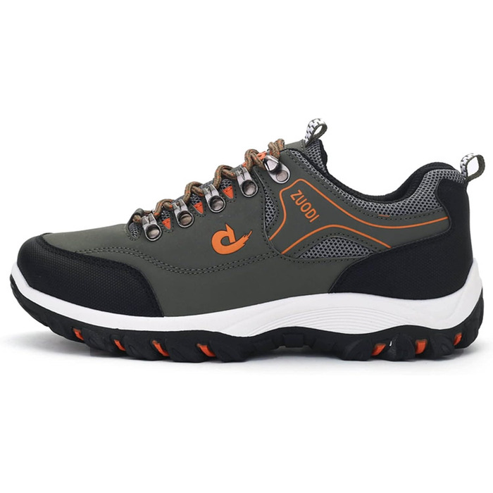 Чоловічі трекінгові черевики для хайкінгу та трейлраннінгу, водонепроникні, легкі, зручні, антиколізійні, 43 EU, зелені