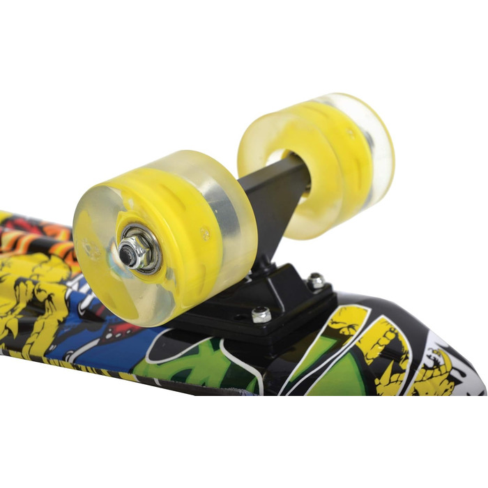 Скейтборд Schildkröt Retro Free Spirit, LED ролики, ABEC7, преміум, різні дизайни