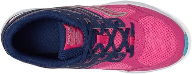 Дитячі кросівки Saucony Cohesion 14 з альтернативною застібкою (7 Wide, Рожево-морські)