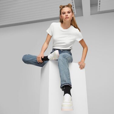 Жіночі кросівки PUMA Carina Street White Frosty Pink Alpine Snow, розмір 40 EU