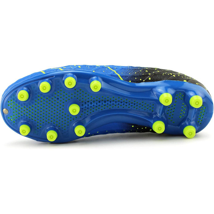 Дитячі футбольні бутси Hawkwell для твердого поля, чорно-зелені (30 EU, синьо-зелені)