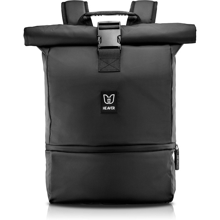 Рюкзак HEAVER Rolltop з відділенням для ноутбука, водонепроникний, універсальний для жінок та чоловіків, міський рюкзак для навчання та повсякденного використання, великий об'єм