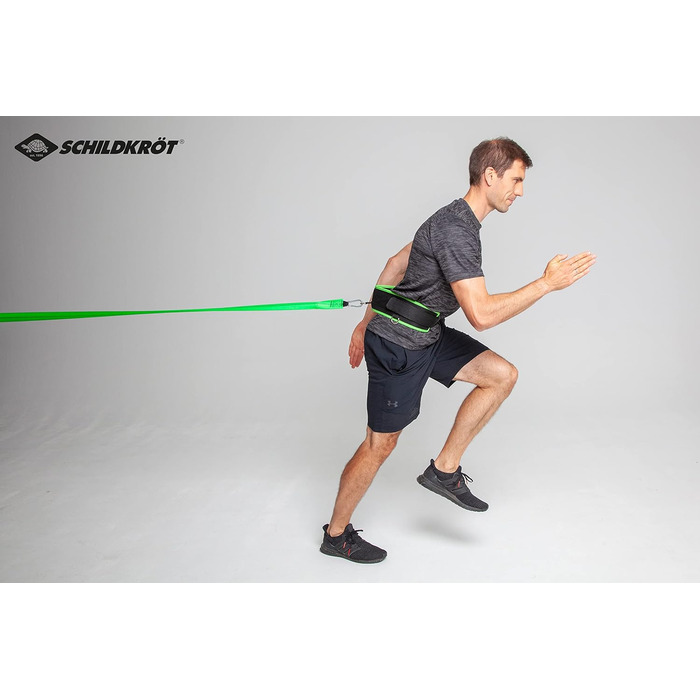 Тренажер для швидкості Schildkröt Speed Trainer Pro, пояс і еспандер, набір, у 4-кольоровій коробці