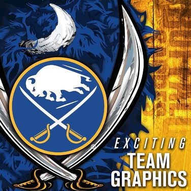 Дитяча хокейна воротарська маска Franklin Sports NHL Buffalo Sabres, для стріт-хокею, ліцензія НХЛ
