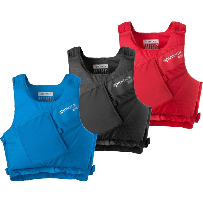Рятувальний жилет Spinlock Wing Side Zip 50N для каякінгу, допоміжний PFD для водних видів спорту, кобальтово-синій, Easy Stretch