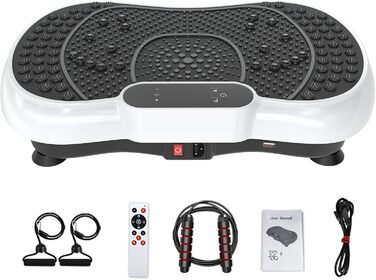 Вібраційна платформа HomeFitnessCode для жінок та чоловіків - тренажер для фітнесу вдома для схуднення та нарощування м'язів, з різними рівнями інтенсивності та попередньо запрограмованими режимами