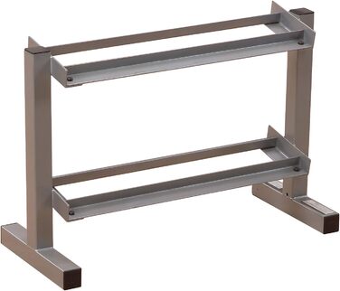 Стійка для гантелей Body-Solid Powerline PDR-282X, 2 полиці, металева, професійна