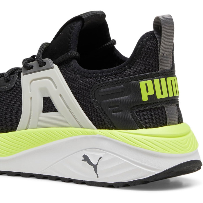 Кросівки PUMA Unisex Pacer 23 - чорний, сірий, лайм, сірий (37 EU)