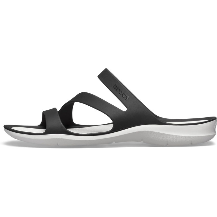 Чобочки Crocs Swiftwater Sandal W чорно-білі, 37/38 EU
