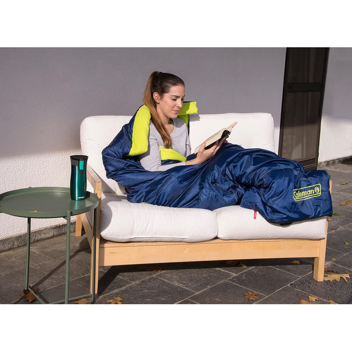 Сплячий мішок Coleman Heaton Peak 220, ковдровий, для кемпінгу, легкий літній, універсальний (Outdoor/Indoor)