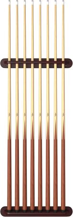 Стійка для київ/більярдних київ Viper на 8 київ, масив дуба, магонія, для кріплення до стіни